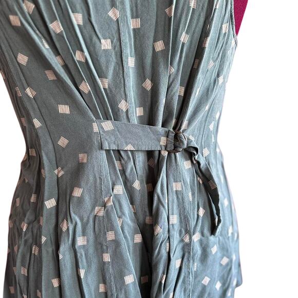 Womens Top Size 2XL Tank Adjustable Back Floral Structure Business Casual Summer - Picture 4 of 8